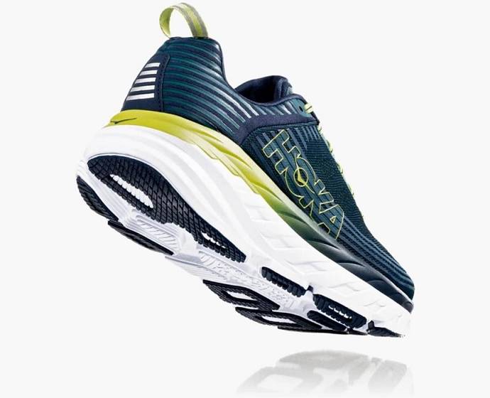 Tenis Para Caminar Hoka Bondi 6 Hombre Verdes | Mexico-7284530