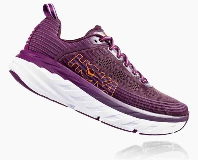 Tenis Para Caminar Hoka Bondi 6 Mujer Morados | Mexico-0537649