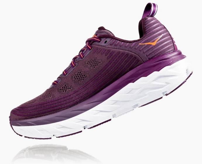 Tenis Para Caminar Hoka Bondi 6 Mujer Morados | Mexico-0537649