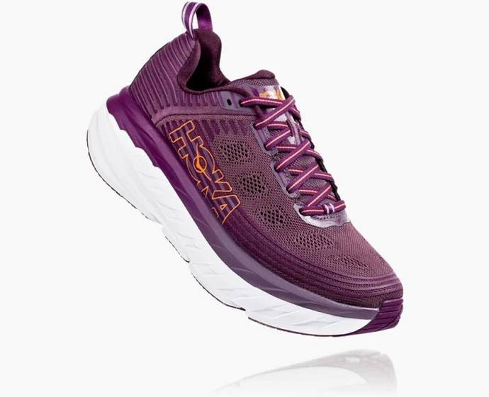 Tenis Para Caminar Hoka Bondi 6 Mujer Morados | Mexico-0537649