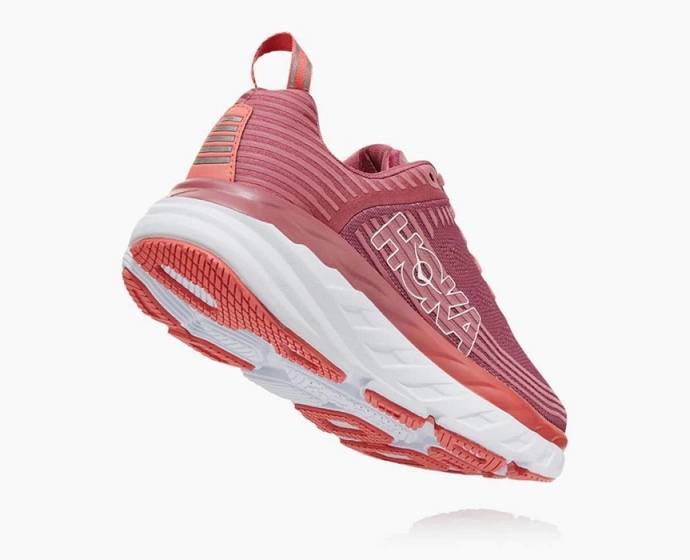 Tenis Para Caminar Hoka Bondi 6 Mujer Rosas | Mexico-6570439