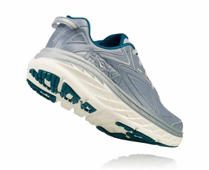 Tenis Para Caminar Hoka Bondi Cuero Mujer Azules | Mexico-6053249