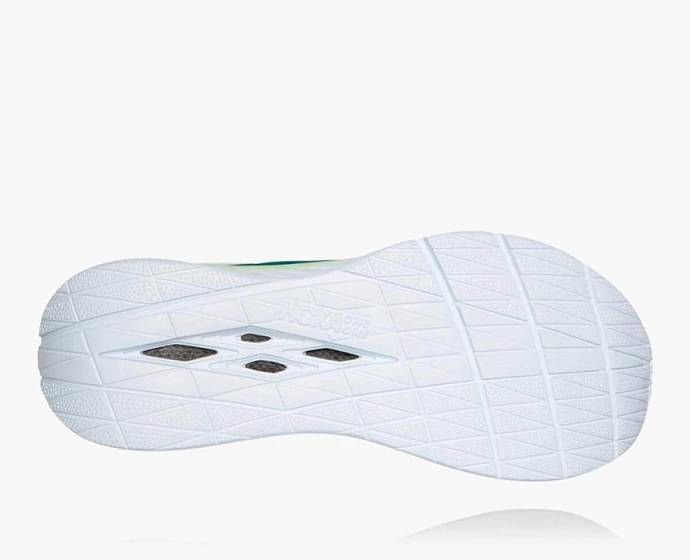 Tenis Para Caminar Hoka Carbon X Hombre Blancos Verdes | Mexico-4051798