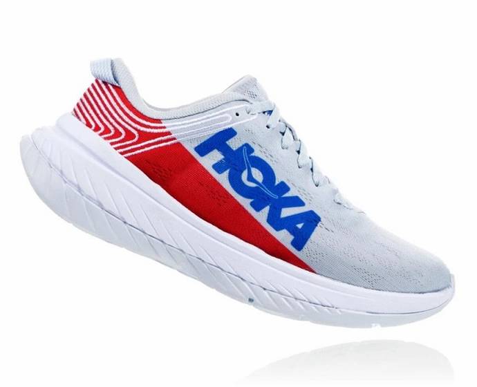 Tenis Para Caminar Hoka Carbon X Hombre Azules | Mexico-6342950