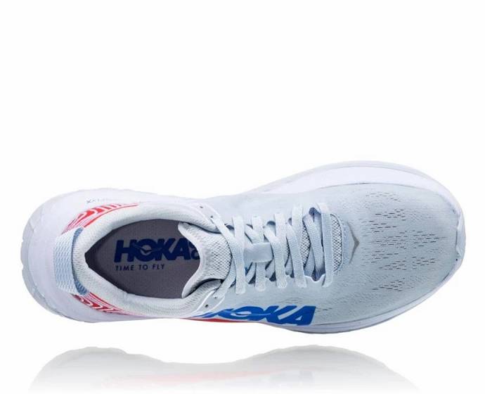 Tenis Para Caminar Hoka Carbon X Hombre Azules | Mexico-6342950