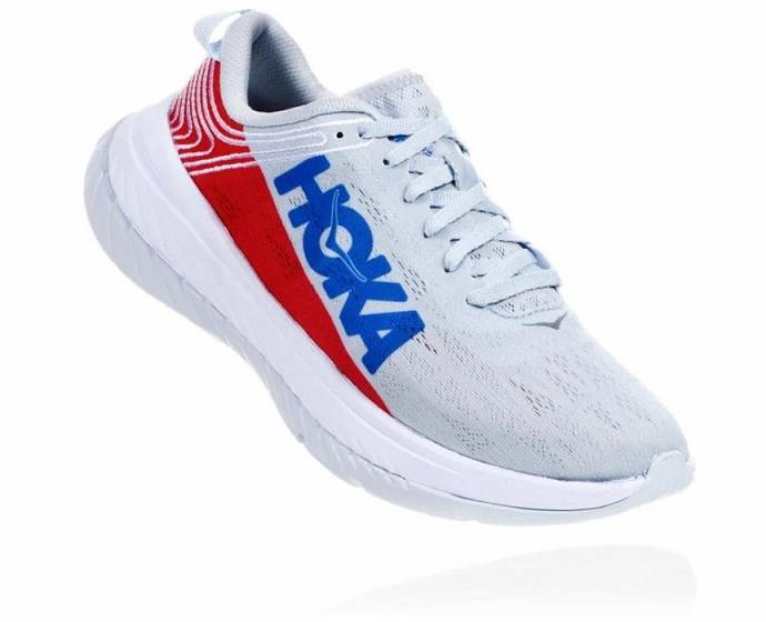 Tenis Para Caminar Hoka Carbon X Hombre Azules | Mexico-6342950