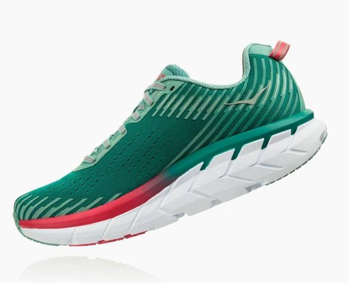 Tenis Para Caminar Hoka Clifton 5 Mujer Verdes | Mexico-1592687