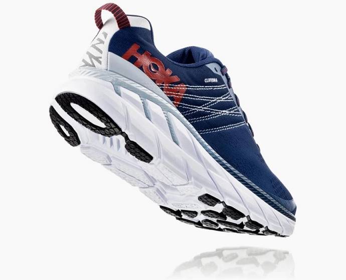 Tenis Para Caminar Hoka Clifton 6 Hombre Azules | Mexico-5406798