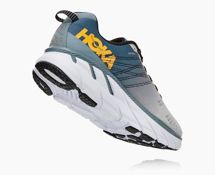 Tenis Para Caminar Hoka Clifton 6 Hombre Azules Claro | Mexico-6718354