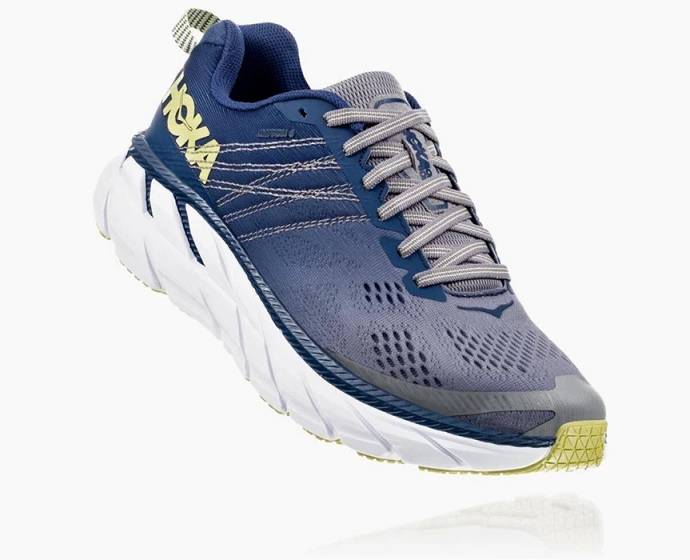 Tenis Para Caminar Hoka Clifton 6 Mujer Azules | Mexico-1290734