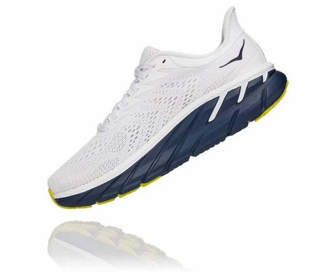 Tenis Para Caminar Hoka Clifton 7 Hombre Negros | Mexico-3902864