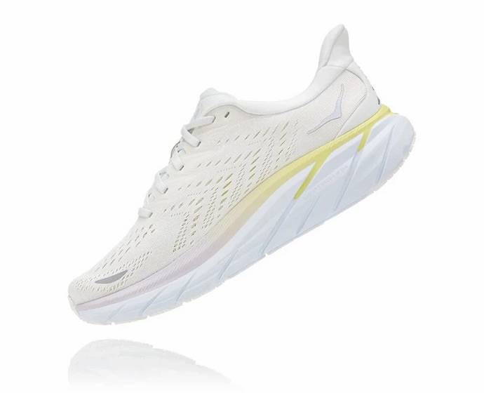 Tenis Para Caminar Hoka Clifton 8 Hombre Blancos | Mexico-8259401