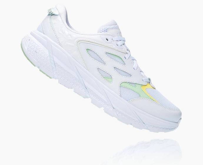 Tenis Para Caminar Hoka Clifton L Hombre Blancos | Mexico-6370182