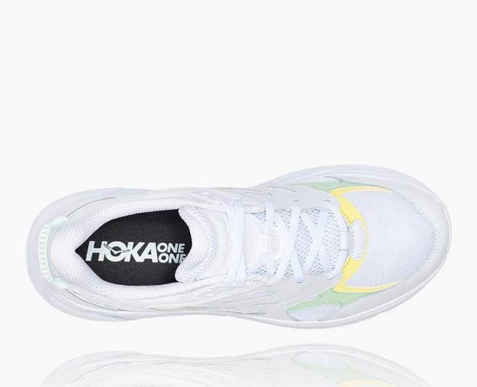 Tenis Para Caminar Hoka Clifton L Hombre Blancos | Mexico-6370182