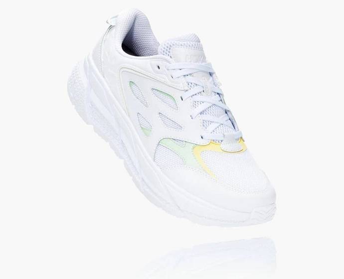 Tenis Para Caminar Hoka Clifton L Hombre Blancos | Mexico-6370182