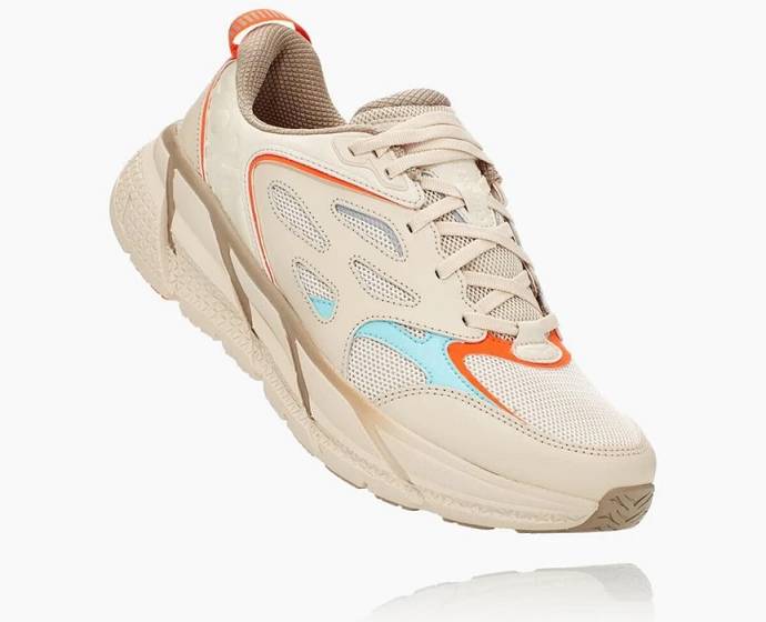 Tenis Para Caminar Hoka Clifton Mujer Almond | Mexico-5382917