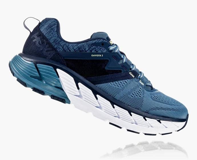 Tenis Para Caminar Hoka Gaviota 2 Hombre Azul Marino | Mexico-0348975