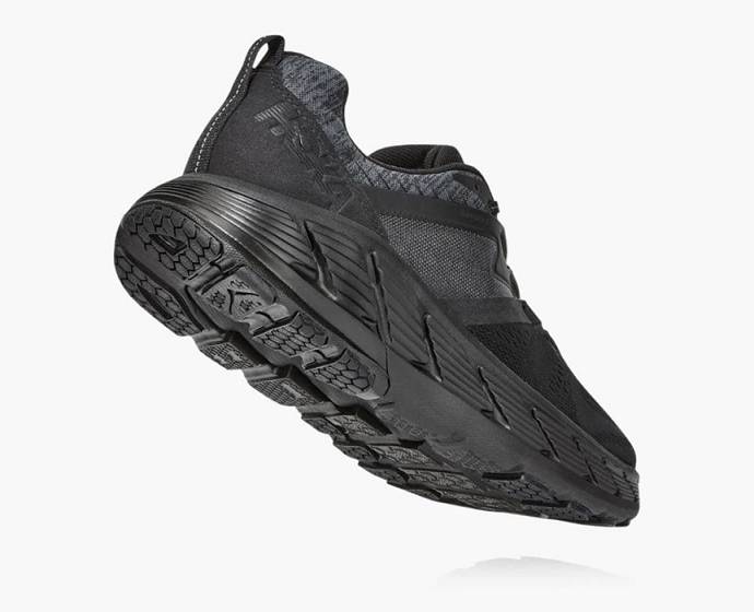 Tenis Para Caminar Hoka Gaviota 2 Hombre Negros | Mexico-2138976