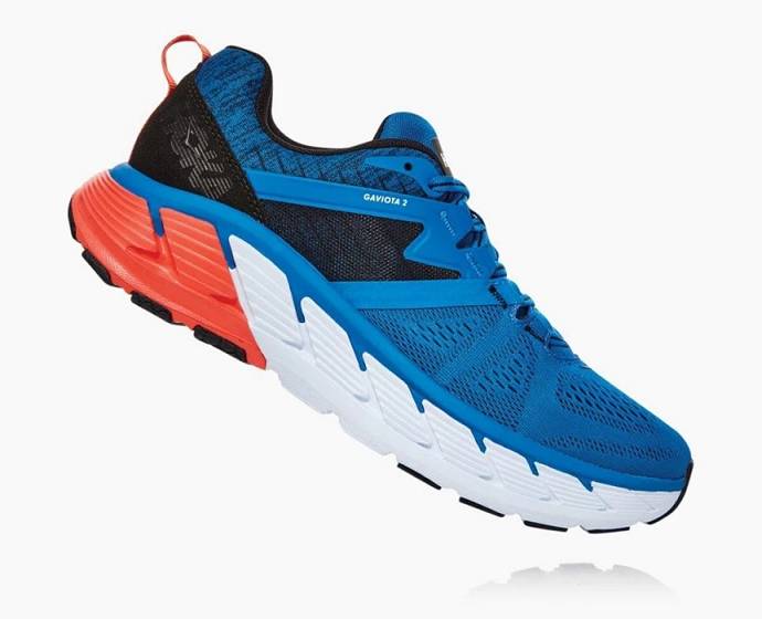 Tenis Para Caminar Hoka Gaviota 2 Hombre Azules | Mexico-8753216