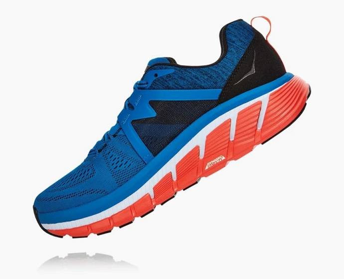 Tenis Para Caminar Hoka Gaviota 2 Hombre Azules | Mexico-8753216