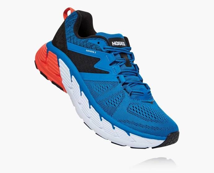 Tenis Para Caminar Hoka Gaviota 2 Hombre Azules | Mexico-8753216