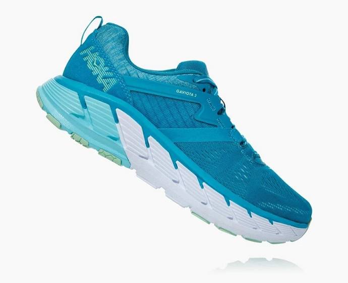 Tenis Para Caminar Hoka Gaviota 2 Mujer Azules | Mexico-3456718