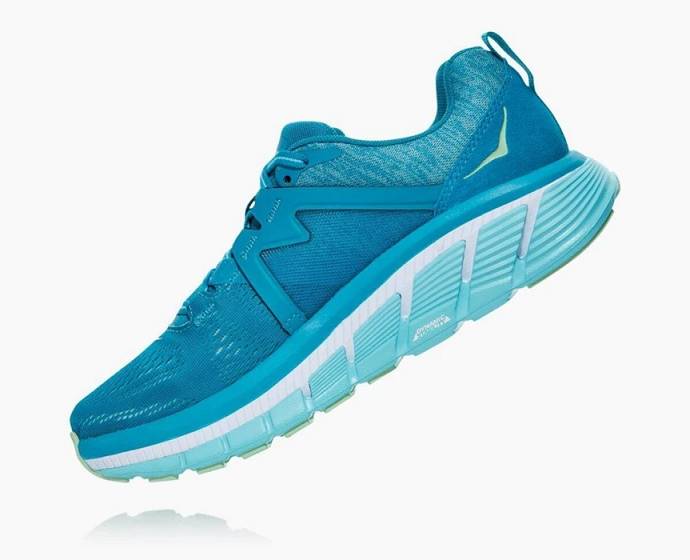 Tenis Para Caminar Hoka Gaviota 2 Mujer Azules | Mexico-3456718