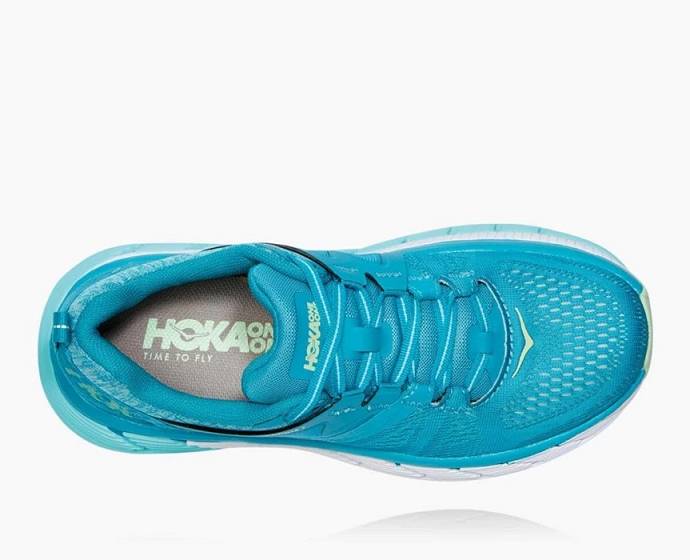 Tenis Para Caminar Hoka Gaviota 2 Mujer Azules | Mexico-3456718