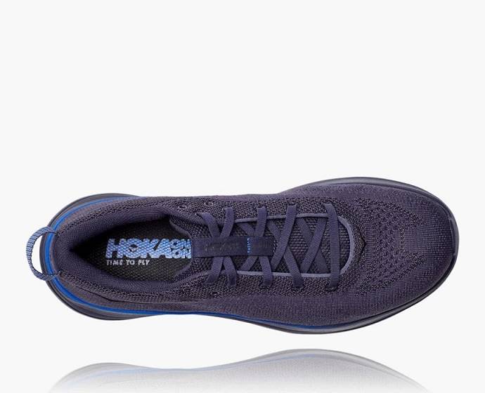 Tenis Para Caminar Hoka Hupana Flow Hombre Azul Marino | Mexico-9172058