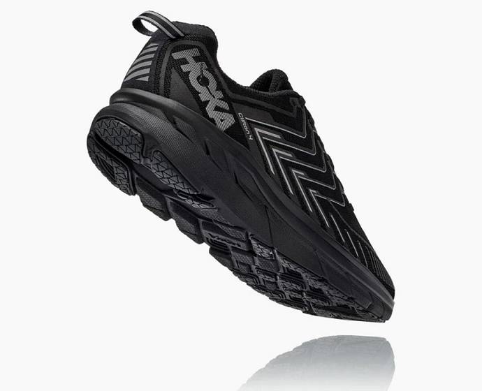 Tenis Para Caminar Hoka OV Clifton Hombre Negros | Mexico-3698045