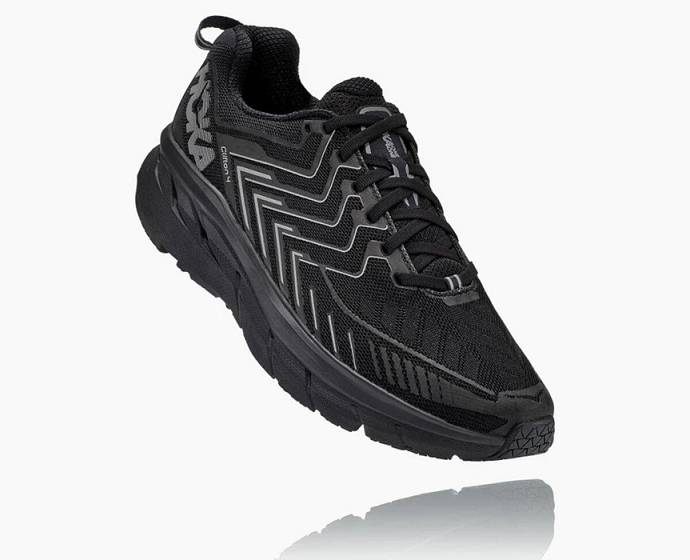 Tenis Para Caminar Hoka OV Clifton Hombre Negros | Mexico-3698045