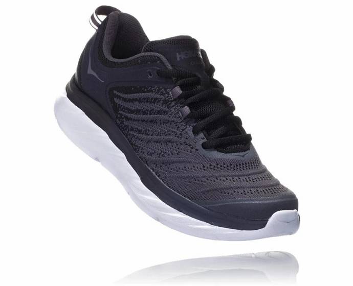 Tenis Para Correr En Carretera Hoka Akasa Anchos Hombre Negros | Mexico-3649281