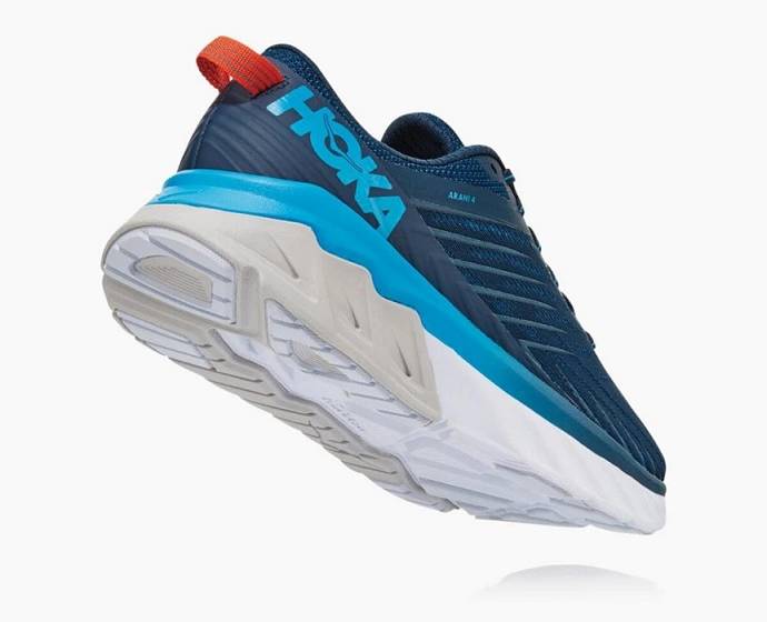 Tenis Para Correr En Carretera Hoka Arahi 4 Anchos Hombre Azules | Mexico-1374682