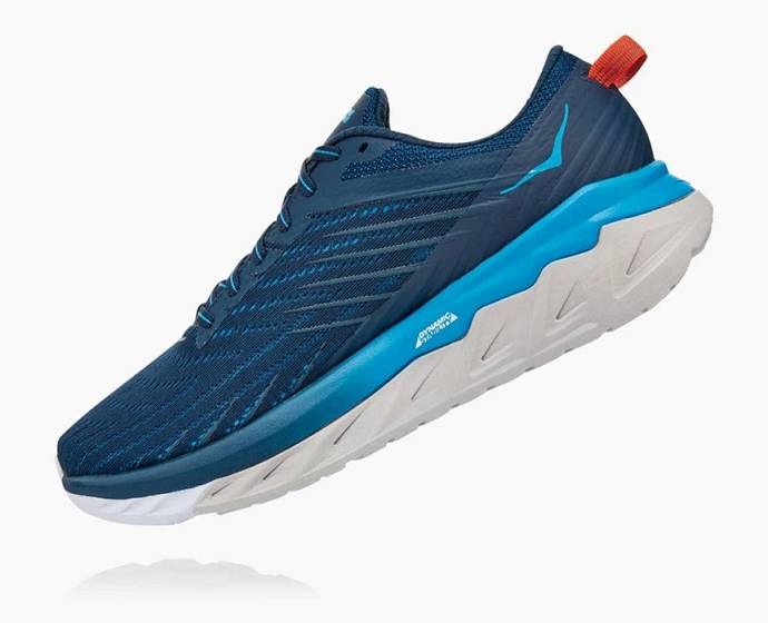 Tenis Para Correr En Carretera Hoka Arahi 4 Anchos Hombre Azules | Mexico-1374682