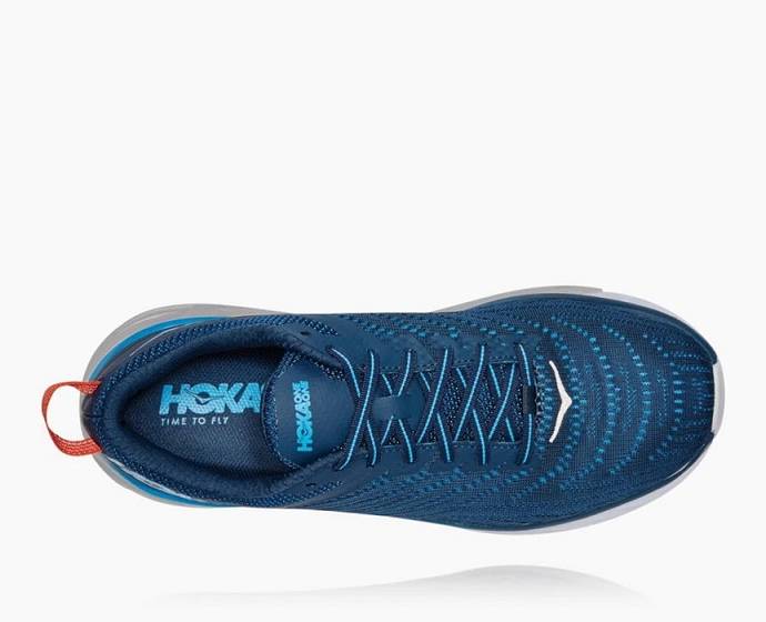 Tenis Para Correr En Carretera Hoka Arahi 4 Anchos Hombre Azules | Mexico-1374682