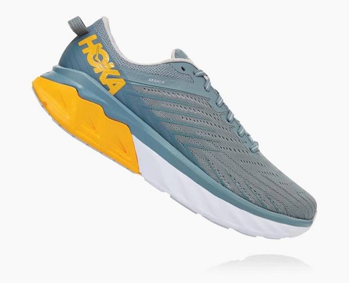 Tenis Para Correr En Carretera Hoka Arahi 4 Anchos Hombre Azules Claro | Mexico-3059418