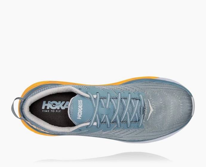 Tenis Para Correr En Carretera Hoka Arahi 4 Anchos Hombre Azules Claro | Mexico-3059418