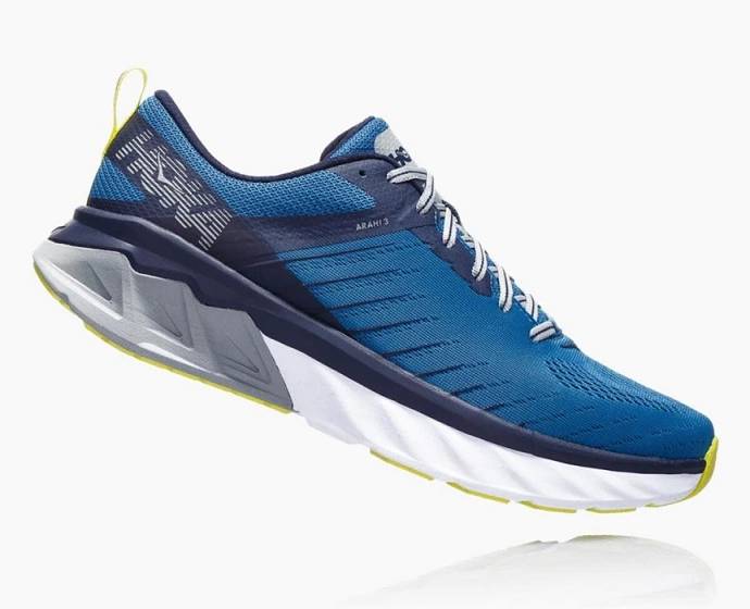 Tenis Para Correr En Carretera Hoka Arahi 3 Hombre Azules | Mexico-3815274