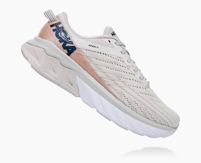 Tenis Para Correr En Carretera Hoka Arahi 4 Anchos Mujer Blancos | Mexico-7480219