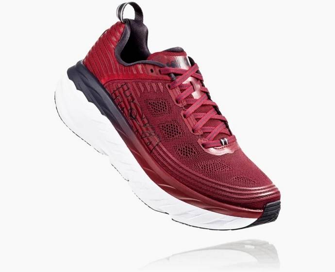 Tenis Para Correr En Carretera Hoka Bondi 6 Anchos Hombre Rojos | Mexico-0159367