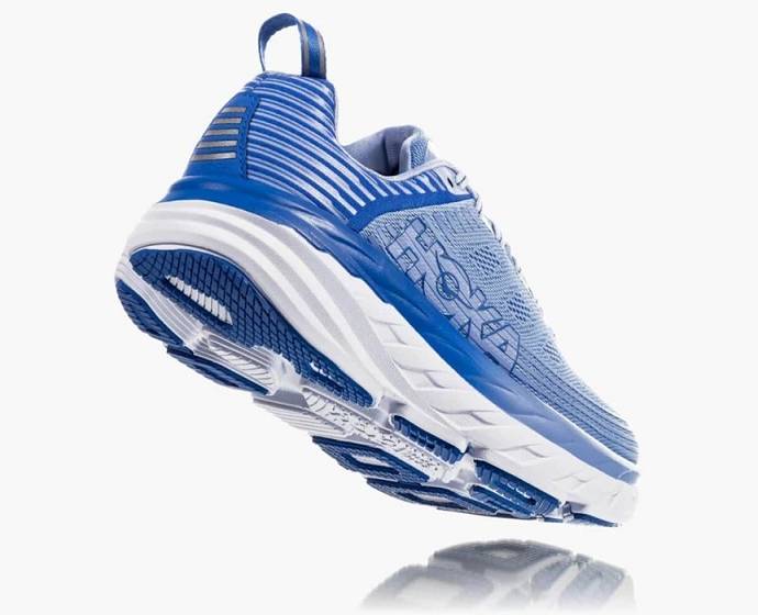 Tenis Para Correr En Carretera Hoka Bondi 6 Anchos Mujer Azules | Mexico-0972345