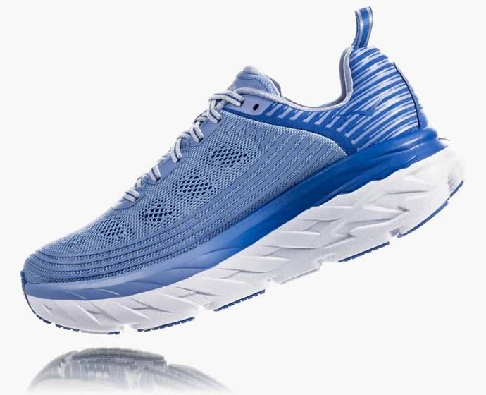 Tenis Para Correr En Carretera Hoka Bondi 6 Anchos Mujer Azules | Mexico-0972345