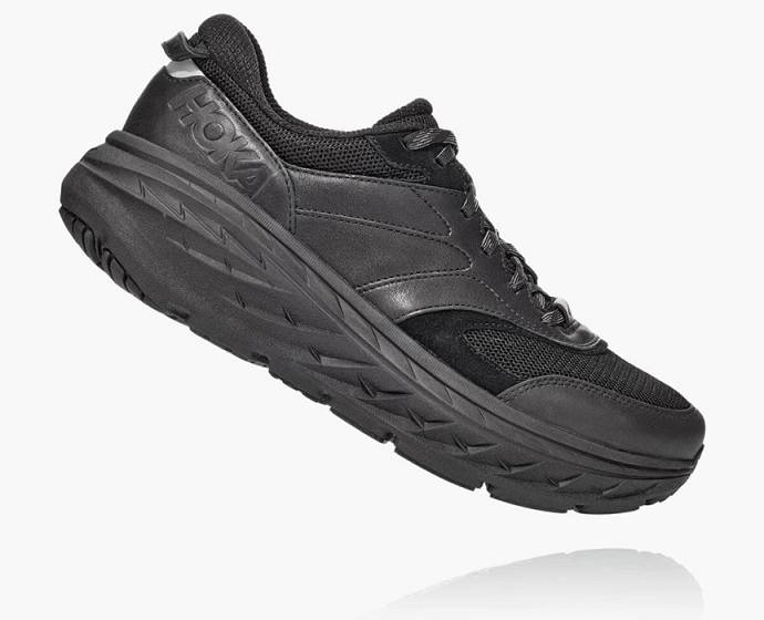 Tenis Para Correr En Carretera Hoka Bondi Hombre Negros | Mexico-2157346