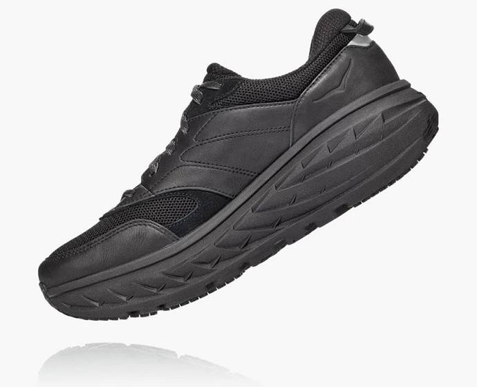 Tenis Para Correr En Carretera Hoka Bondi Hombre Negros | Mexico-2157346