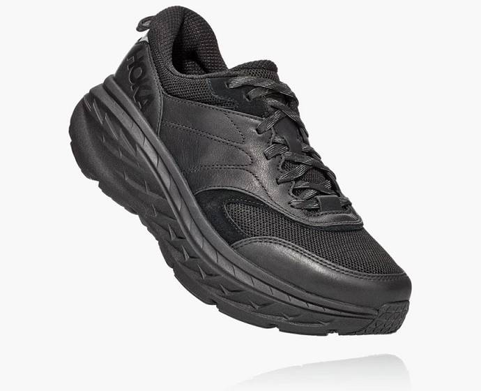 Tenis Para Correr En Carretera Hoka Bondi Hombre Negros | Mexico-2157346