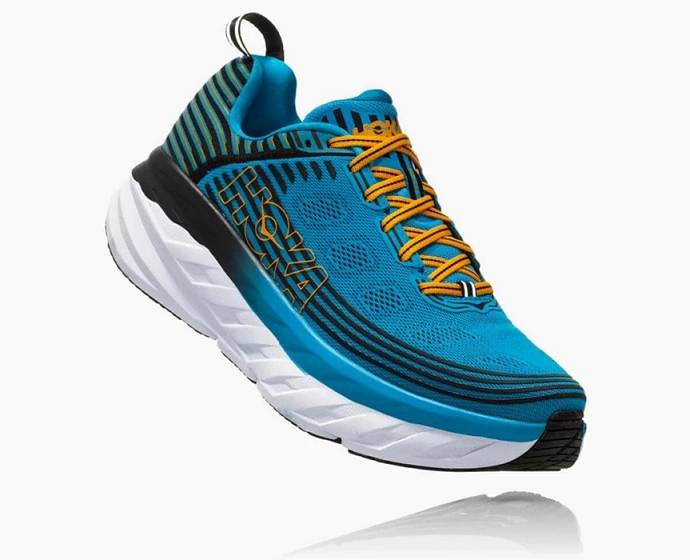 Tenis Para Correr En Carretera Hoka Bondi 6 Hombre Azules | Mexico-6394280