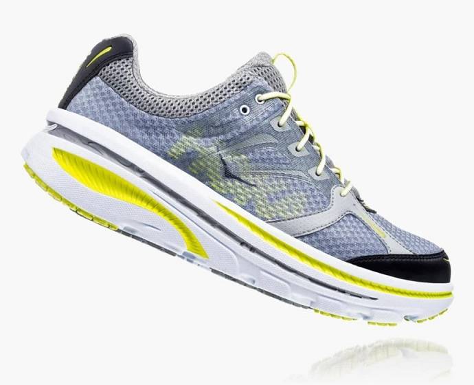 Tenis Para Correr En Carretera Hoka Bondi B Hombre Grises | Mexico-7180564