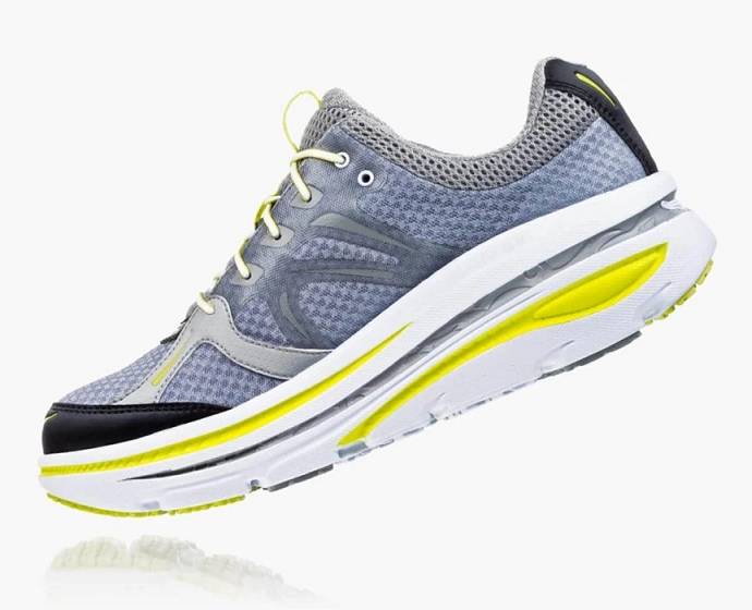 Tenis Para Correr En Carretera Hoka Bondi B Hombre Grises | Mexico-7180564