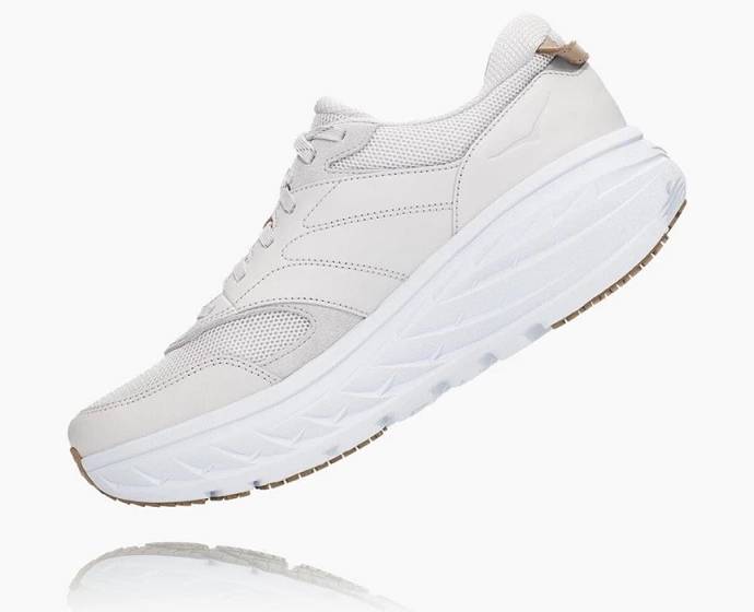 Tenis Para Correr En Carretera Hoka Bondi Hombre Blancos | Mexico-7930526