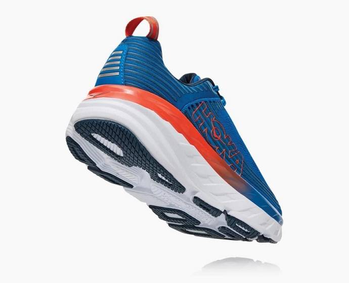 Tenis Para Correr En Carretera Hoka Bondi 6 Anchos Hombre Azules | Mexico-8742503